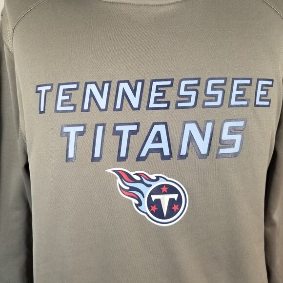 NFL team apparel Tennessee Titans hoodie sweatshirt sweater men's XL extra larg - Picture 4 of 8